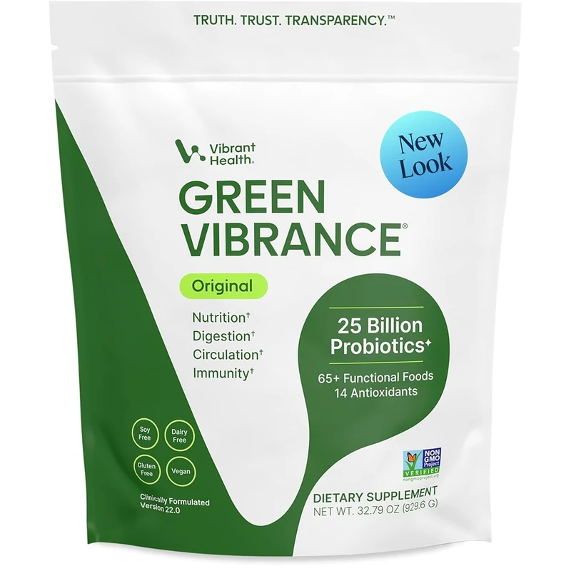 Superfood Blend Powder 83 Servings Green Vibrance greens powder